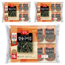 양반 참숯구이김, 4g, 48개