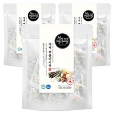 해통령 야채해물 다시팩 10p, 150g, 3개