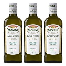 Monini Granfurtato 特級初榨橄欖油, 3個, 500ml