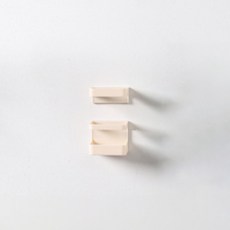 Newlip 免鑽孔迷你雨傘架, 2個, 米色