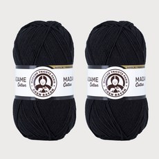 DIKTAS壓克力纖維編織毛線, 999.Black, 2入