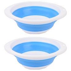 Dearmomo 可折疊式廁所浴室臉盆洗髮盆 大, 2個, 隨機出貨