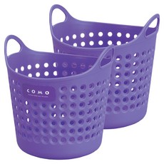 이노마타 원형 소프트 미니 바스켓 4460, 바이올렛, 2개