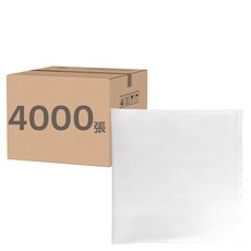 comet 抽取式餐巾紙, 白色, 4000張, 1盒