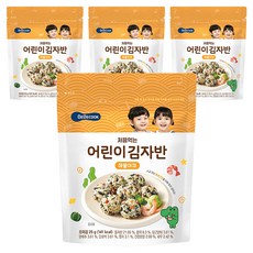 베베쿡 처음먹는 어린이 김자반, 해물야채맛, 25g, 4개