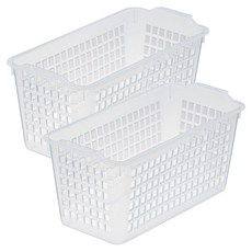 이노마타 윈디 다용도 정리 바스켓 4516 슬림, 클리어, 2개