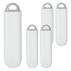 FUGU BEAUTY 衣物用靜電除毛刷 雙面刷毛 ABS材質 攜帶便利, 白色, 5個