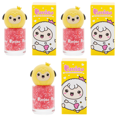 뿌띠슈 글리터팡팡 네일 G02, 핑크하트꽃밭, 3개