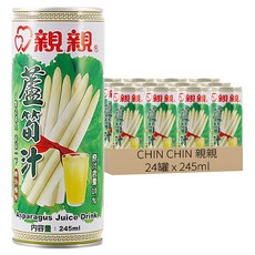 CHIN CHIN 親親 蘆筍汁, 245ml, 24罐