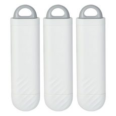 FUGU BEAUTY 衣物用靜電除毛刷 雙面刷毛 ABS材質 攜帶便利, 白色, 3個