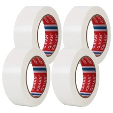 다다 고점도 강력 면 테이프 40mm x 50m, 흰색, 4개