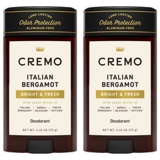 CREMO 體香膏 義大利佛手柑, 75g, 2瓶