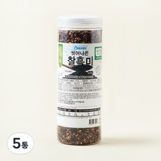 유기농 씻어나온 찰흑미, 800g, 5통