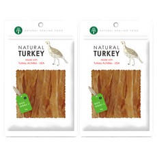 네츄럴코어 강아지 아킬레스S 힘줄 육포, 칠면조, 70g, 2개