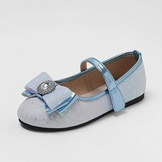 CHAAKAN 女童用 Kisera 蝴蝶結 魔鬼氈 瑪莉珍平底鞋 PMFBR1h902