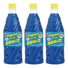 오쉐프 파파야시럽, 1kg, 3개