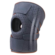 蜂窩透氣開放式環繞加壓加厚墊圈護膝, 灰色, 1個
