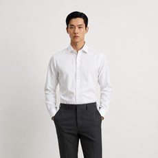예작 남성용 솔리드 스트레치 슬림핏 셔츠 YE3SBS152