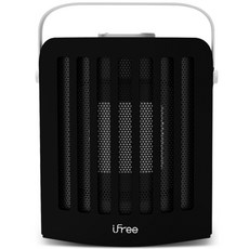 iFree 桌上型旋轉式迷你低噪音電暖器, 黑色, FSA-201