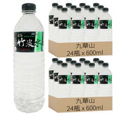 九華山 湧泉竹炭水, 600ml, 48瓶