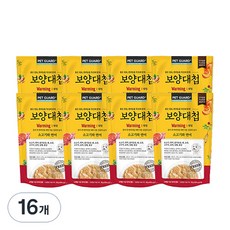 보양대첩 전연령 강아지 파우치 사료 워밍, 소+연어, 80g, 16개