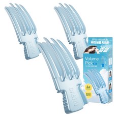 DASHU 日常蓬鬆梳 細, 3個, 藍色