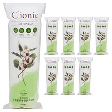 클리오닉 무형광 퓨어 양면 화장솜, 100개입, 8개