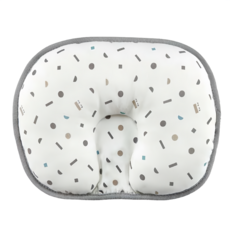 KU.KU Duckbill 酷咕鴨 KUKU PLUS 護頭枕 100%純棉面布 100%聚酯纖維填充物 初生起適用, 25 x 20cm, 極簡幾何, 1個