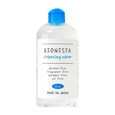 BIONISTA 無香料高保濕緊緻卸妝水 無酒精 無油 500ml 日本製, 1瓶