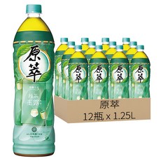 原萃 綠茶玉露, 1.25L, 12瓶