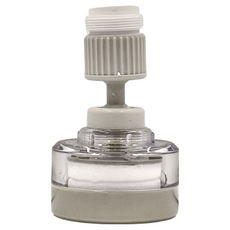 水電大叔 超廣角增壓濾水頭, ABS合成樹脂+PC聚碳酸酯+304不鏽鋼18-8 stainless steel+POM塑鋼+矽膠濾芯, 長8.2 x 直徑5.2cm, 1個