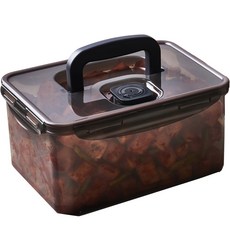 LocknLock 樂扣樂扣 泡菜保鮮盒 灰色, 1個, 4.5L