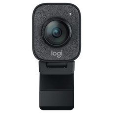 Logitech 羅技 StreamCam 直播攝影機 1080p/60fps高畫質 內建麥克風 自動對焦, VU0054, 黑色