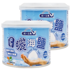 統一生機 日曬海鹽小罐, 300g, 2罐