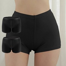 글램공감 여성용 보들 면스판 2부 속바지 2종 세트