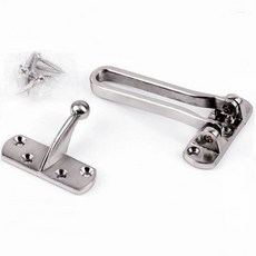 파파리브 우리아이 빗장쇠 탱크 이중잠금 현관문 안전고리, 실버, 1개