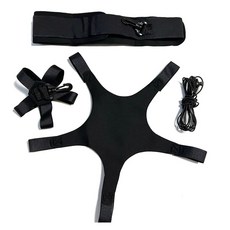 Favolabo 五點支撐足球回彈球訓練腰帶, 黑色, 1個