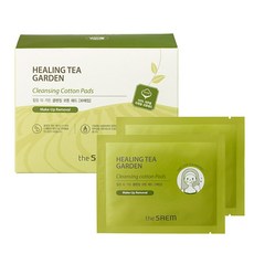 The Saem Healing Tea Garden 清潔化妝棉, 30片, 1盒