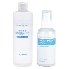 nurisoop 水分平衡大容量化妝水 320ml+乳液 160ml, 1組