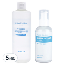 nurisoop 水分平衡大容量化妝水 320ml+乳液 160ml, 5組