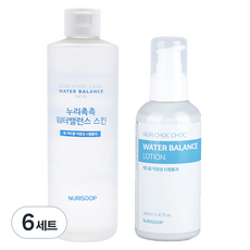 nurisoop 水分平衡大容量化妝水 320ml+乳液 160ml, 6組
