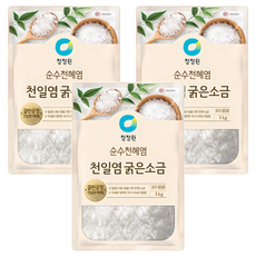 청정원 천일염 굵은소금, 5kg