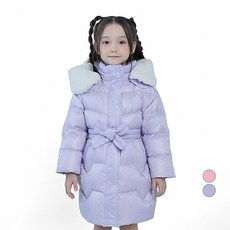 curlysue 兒童款 Edit 毛領連帽長版外套