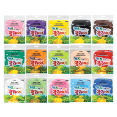 KIBBOOM 兒童黏土 15色套組 50g, 多色, 1組