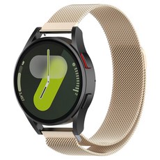 w9999 Galaxy Watch 米蘭式錶環 錶帶, 其他, 20mm, 香檳金, Galaxy Watch 4/4 Classic/Watch 3/Active 2/1 20mm, 1個