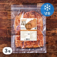 해맑은푸드 통구이 구운오징어 (냉동), 200g, 3개