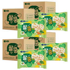 베베쿡 쌀쿵 시금치와 당근, 혼합맛(시금치/당근), 15g, 40개
