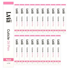 Lvia 指緣油筆 蜜桃, 3ml, 20個