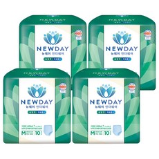 New Day男性用內褲型超薄成人尿布, 中型, 4套, 10枚入