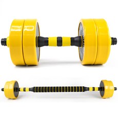 블루선 철 조립식 덤벨 고급형, 10kg, 1세트, 혼합색상